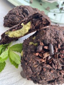 Chocolate Mint Filled Cookies