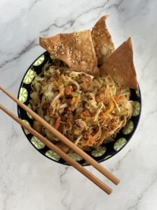 Plant-Based Spring Roll In a Bowl
